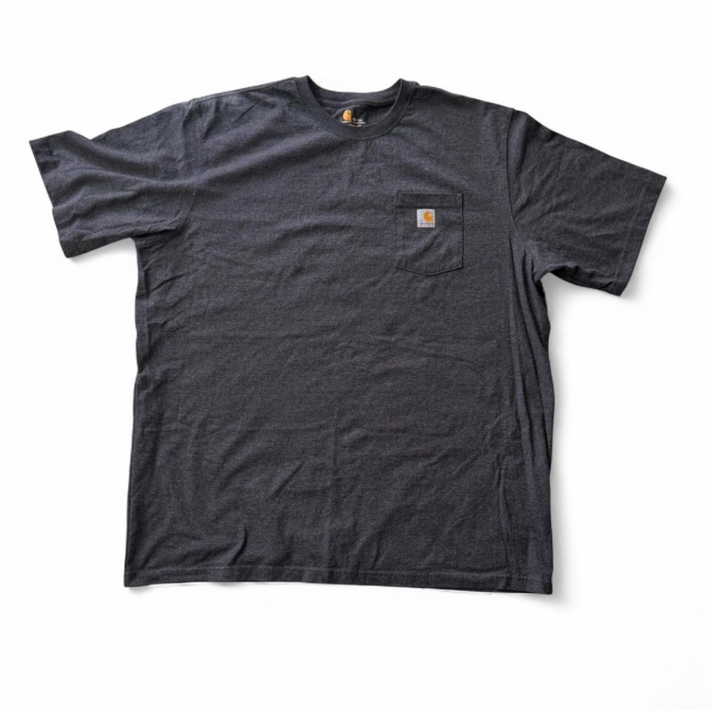 Carhartt K87 Heavyweight Pocket Tee Heather Grey 3XL Tall EXCELLENT